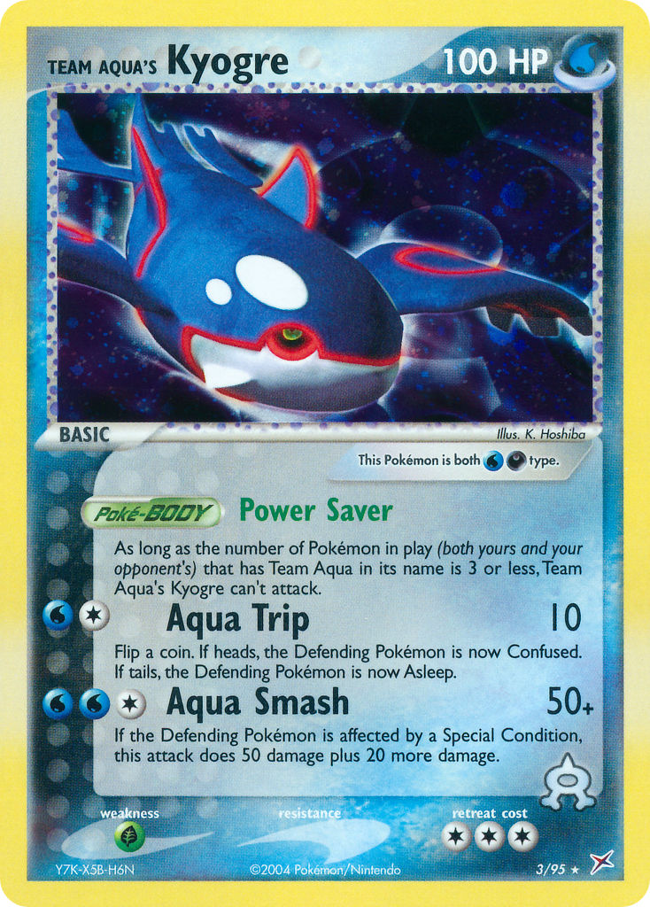 Team Aqua's Kyogre (3/95) (Theme Deck Exclusive) [EX: Team Magma vs Team Aqua] | Shuffle n Cut Hobbies & Games