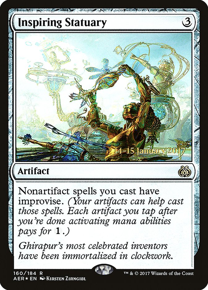 Inspiring Statuary [Aether Revolt Prerelease Promos] | Shuffle n Cut Hobbies & Games