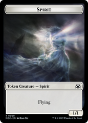 Spirit (9) // Spirit (13) Double-Sided Token [March of the Machine Commander Tokens] | Shuffle n Cut Hobbies & Games