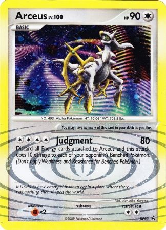 Arceus (DP50) (Jumbo Card) [Diamond & Pearl: Black Star Promos] | Shuffle n Cut Hobbies & Games