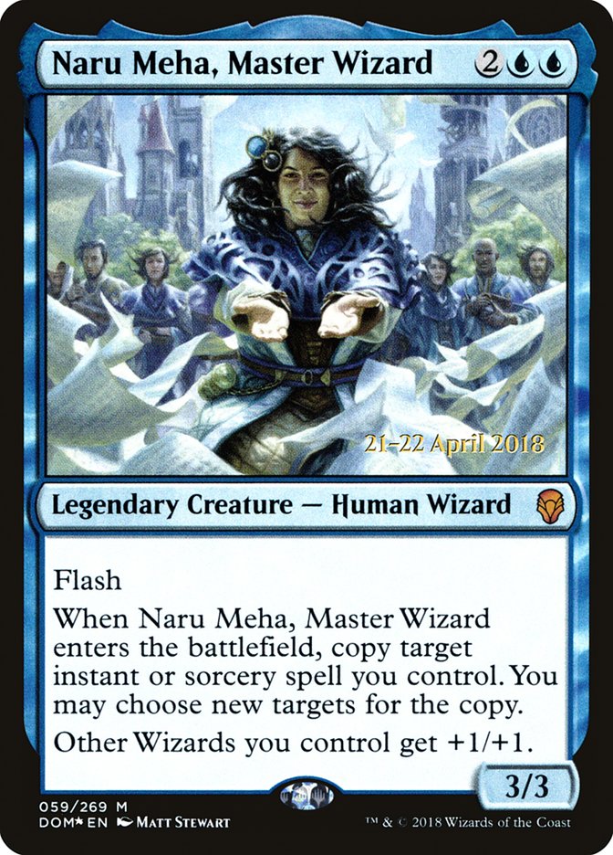 Naru Meha, Master Wizard [Dominaria Prerelease Promos] | Shuffle n Cut Hobbies & Games