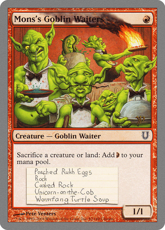 Mons's Goblin Waiters [Unhinged] | Shuffle n Cut Hobbies & Games