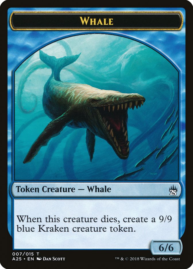 Whale Token [Masters 25 Tokens] | Shuffle n Cut Hobbies & Games