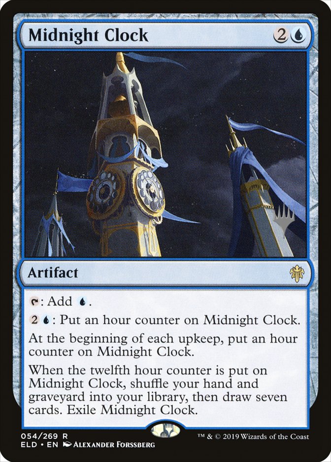 Midnight Clock (Promo Pack) [Throne of Eldraine Promos] | Shuffle n Cut Hobbies & Games