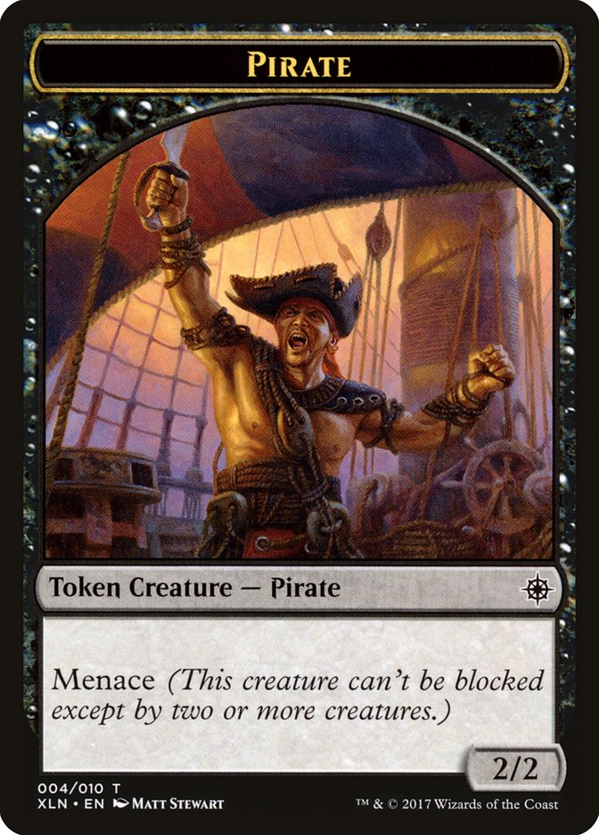 Pirate Token [Ixalan Tokens] | Shuffle n Cut Hobbies & Games