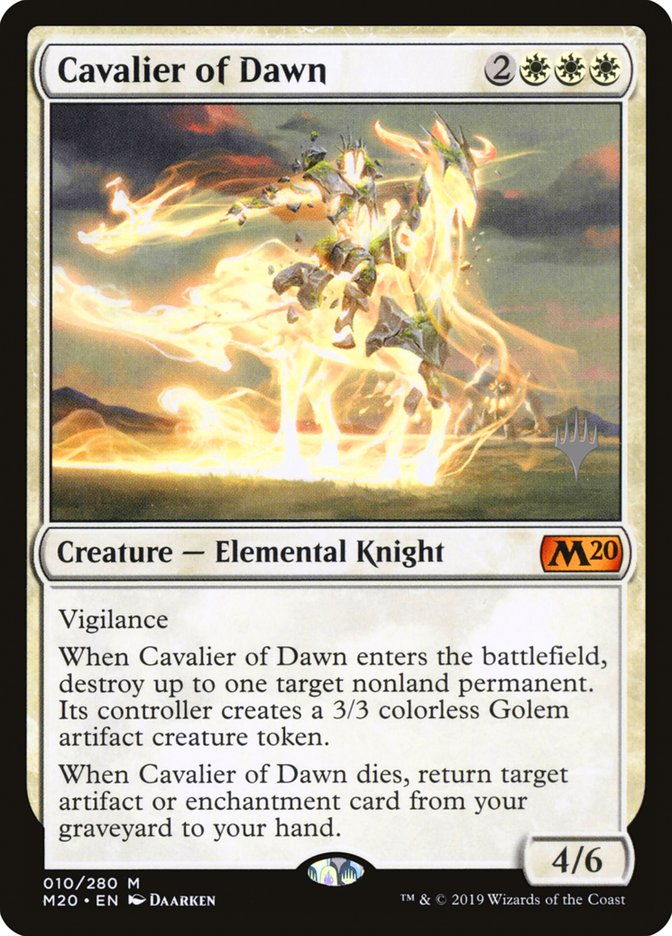 Cavalier of Dawn (Promo Pack) [Core Set 2020 Promos] | Shuffle n Cut Hobbies & Games