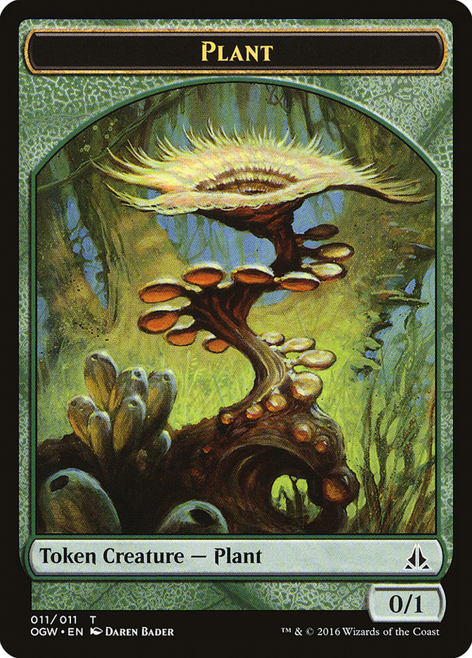 Plant Token [Oath of the Gatewatch Tokens] | Shuffle n Cut Hobbies & Games