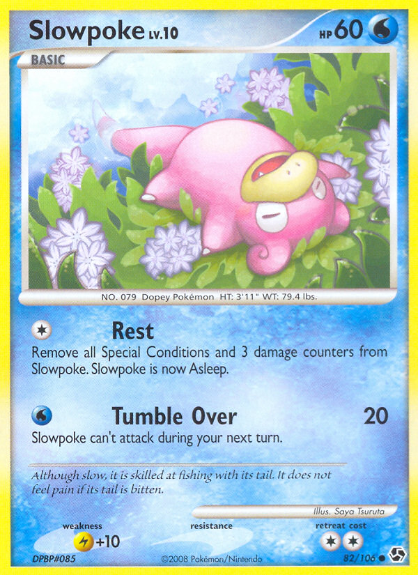 Slowpoke (82/106) [Diamond & Pearl: Great Encounters] | Shuffle n Cut Hobbies & Games