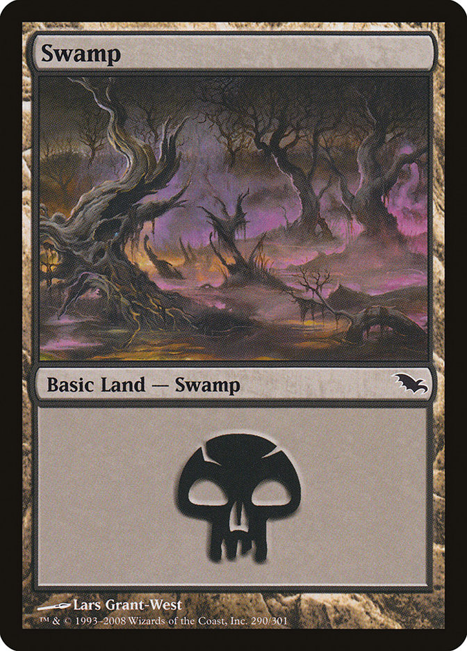 Swamp (290) [Shadowmoor] | Shuffle n Cut Hobbies & Games