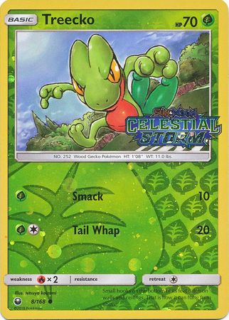 Treecko (8/168) (Toys R Us Exclusive) [Sun & Moon: Celestial Storm] | Shuffle n Cut Hobbies & Games