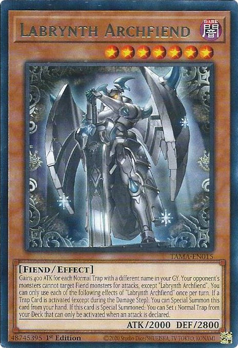 Labrynth Archfiend [TAMA-EN015] Rare | Shuffle n Cut Hobbies & Games