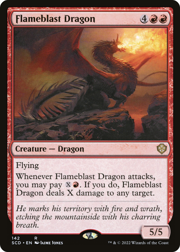 Flameblast Dragon [Starter Commander Decks] | Shuffle n Cut Hobbies & Games