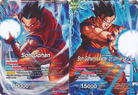 Son Gohan // Son Gohan, Leader of Universe 7 [TB1-025] | Shuffle n Cut Hobbies & Games