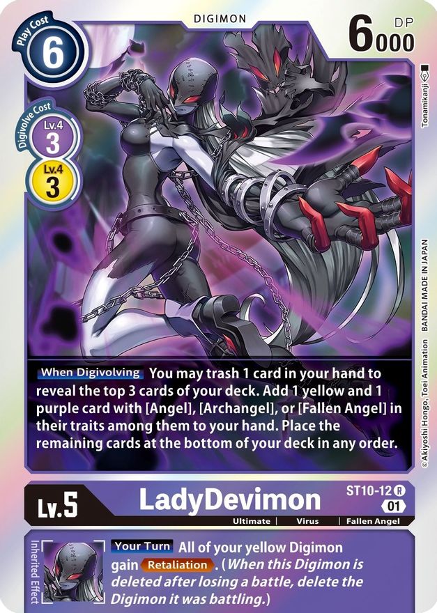 LadyDevimon [ST10-12] [Starter Deck: Parallel World Tactician] | Shuffle n Cut Hobbies & Games