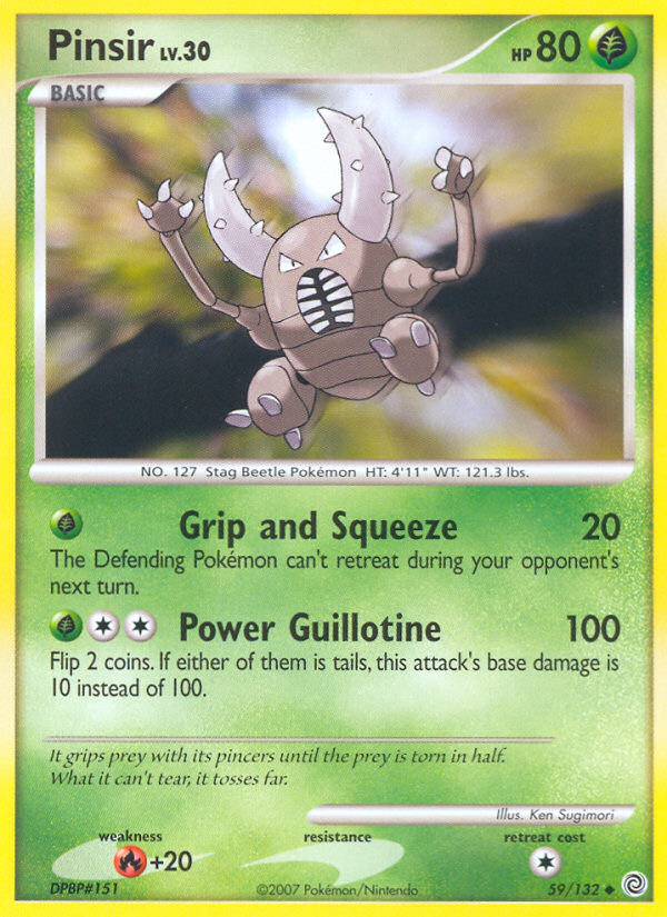 Pinsir (59/132) [Diamond & Pearl: Secret Wonders] | Shuffle n Cut Hobbies & Games