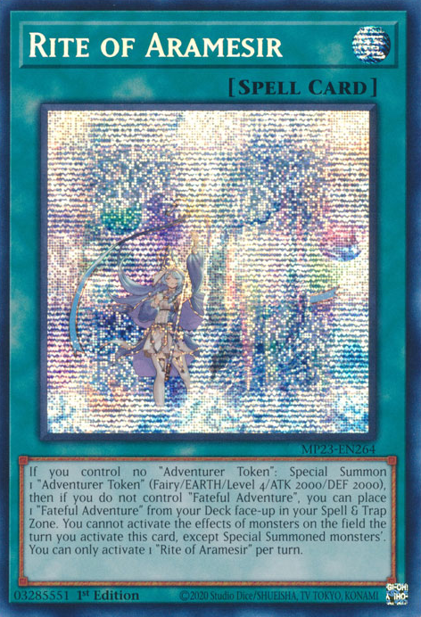 Rite of Aramesir [MP23-EN264] Prismatic Secret Rare | Shuffle n Cut Hobbies & Games