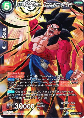 SS4 Son Goku, Conqueror of Evil [BT11-126] | Shuffle n Cut Hobbies & Games