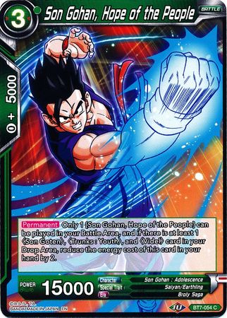 Son Gohan, Hope of the People [BT7-054] | Shuffle n Cut Hobbies & Games