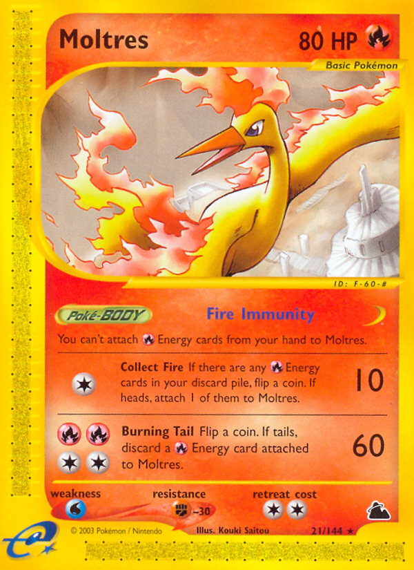 Moltres (21/144) [Skyridge] | Shuffle n Cut Hobbies & Games