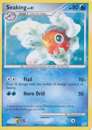 Seaking (7/12) [Diamond & Pearl: Trainer Kit - Manaphy] | Shuffle n Cut Hobbies & Games