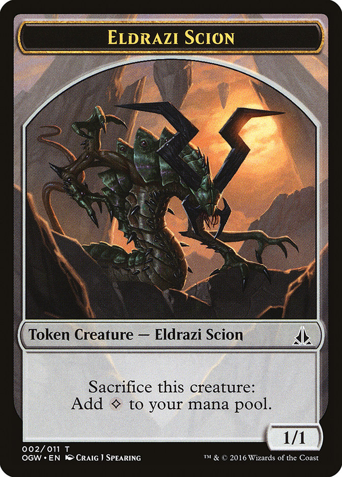 Eldrazi Scion Token (002/011) [Oath of the Gatewatch Tokens] | Shuffle n Cut Hobbies & Games