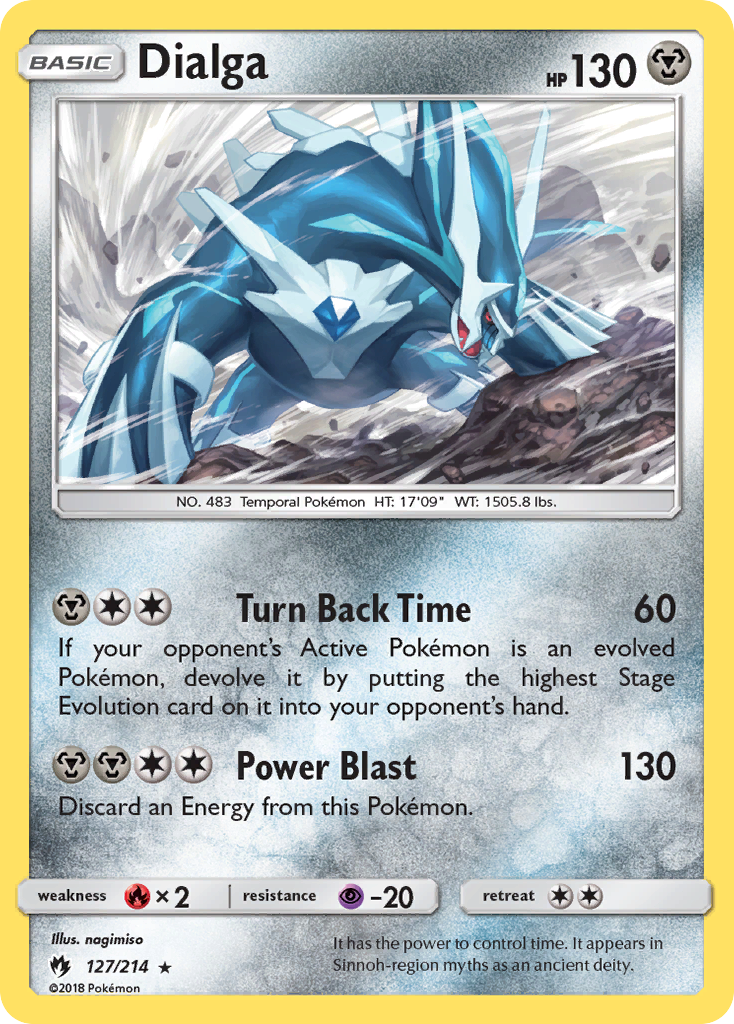 Dialga (127/214) [Sun & Moon: Lost Thunder] | Shuffle n Cut Hobbies & Games