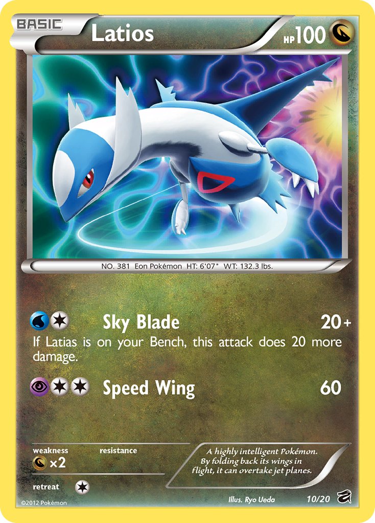 Latios (10/20) [Black & White: Dragon Vault] | Shuffle n Cut Hobbies & Games