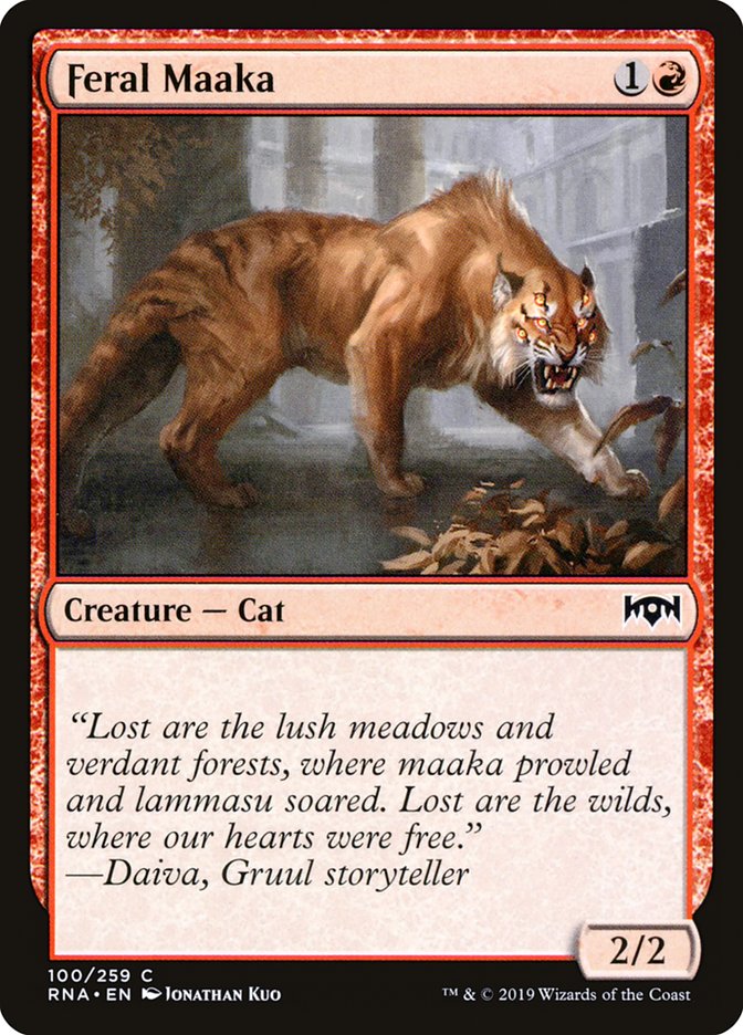 Feral Maaka [Ravnica Allegiance] | Shuffle n Cut Hobbies & Games