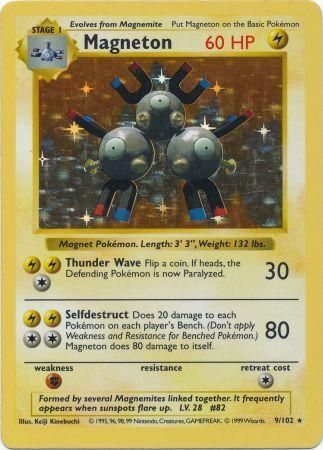 Magneton (9/102) [Base Set Shadowless Unlimited] | Shuffle n Cut Hobbies & Games