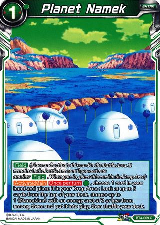 Planet Namek [BT4-069] | Shuffle n Cut Hobbies & Games