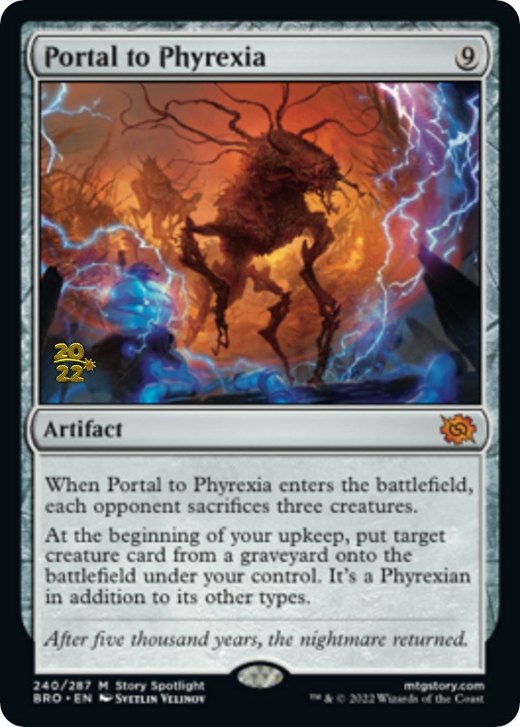 Portal to Phyrexia [The Brothers' War Prerelease Promos] | Shuffle n Cut Hobbies & Games