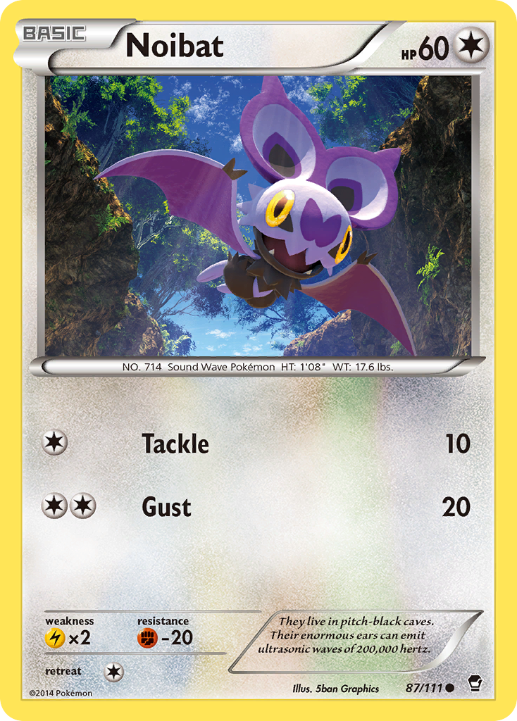 Noibat (87/111) [XY: Furious Fists] | Shuffle n Cut Hobbies & Games