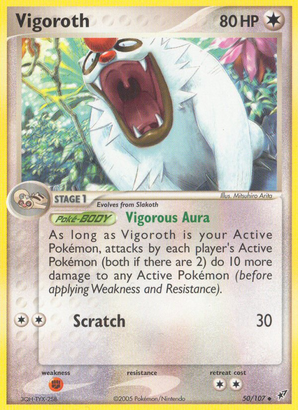 Vigoroth (50/107) [EX: Deoxys] | Shuffle n Cut Hobbies & Games