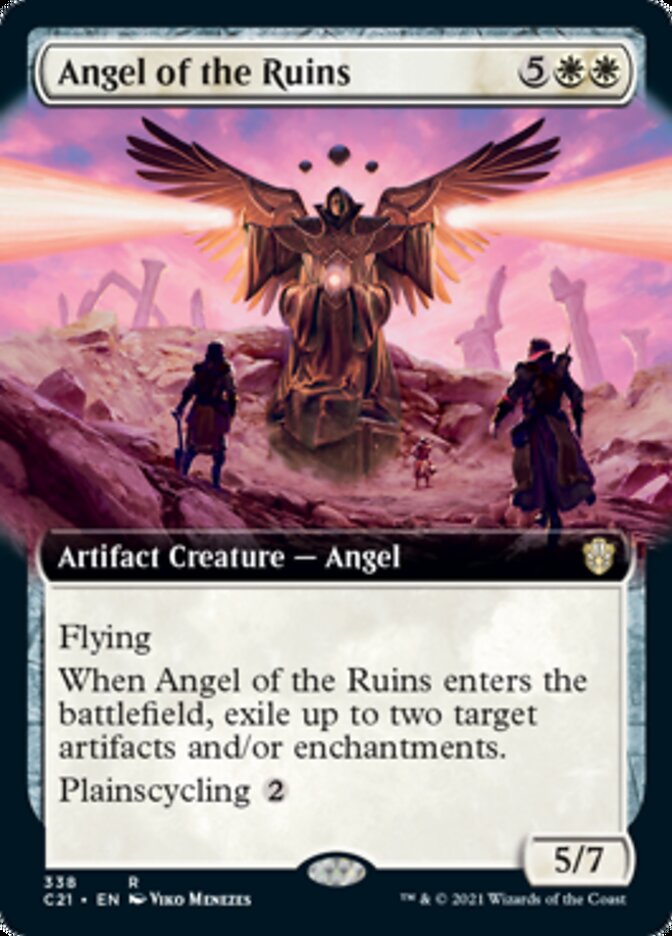 Angel of the Ruins (Extended Art) [Commander 2021] | Shuffle n Cut Hobbies & Games