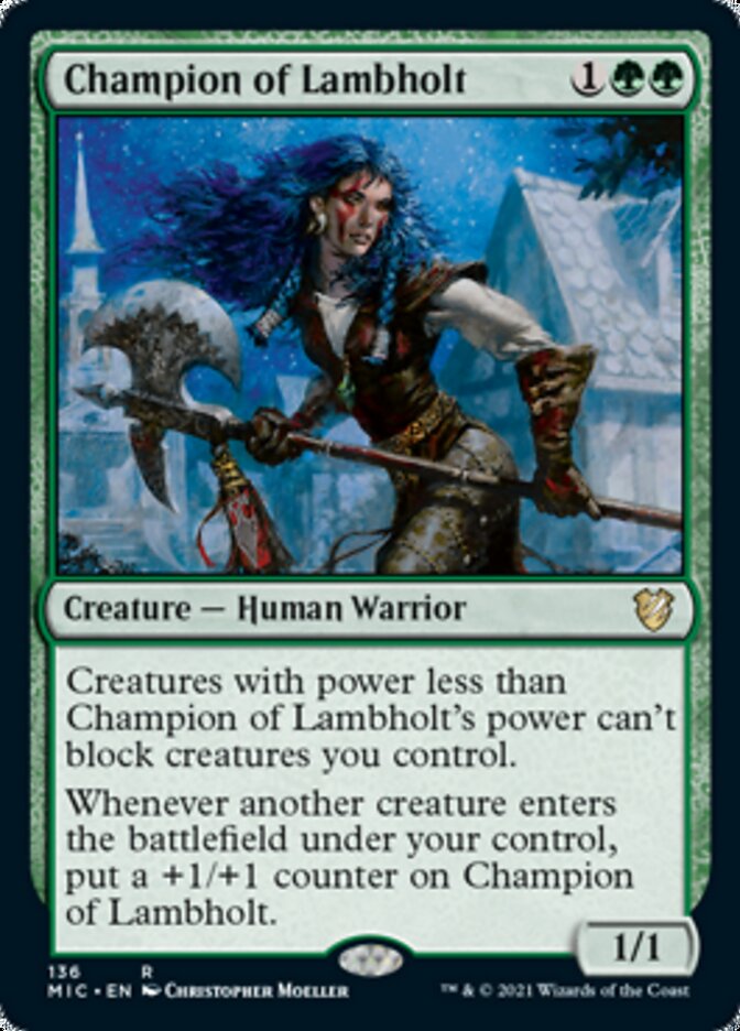 Champion of Lambholt [Innistrad: Midnight Hunt Commander] | Shuffle n Cut Hobbies & Games