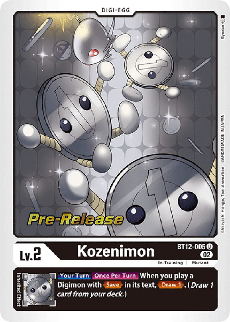 Kozenimon [BT12-005] [Across Time Pre-Release Cards] | Shuffle n Cut Hobbies & Games