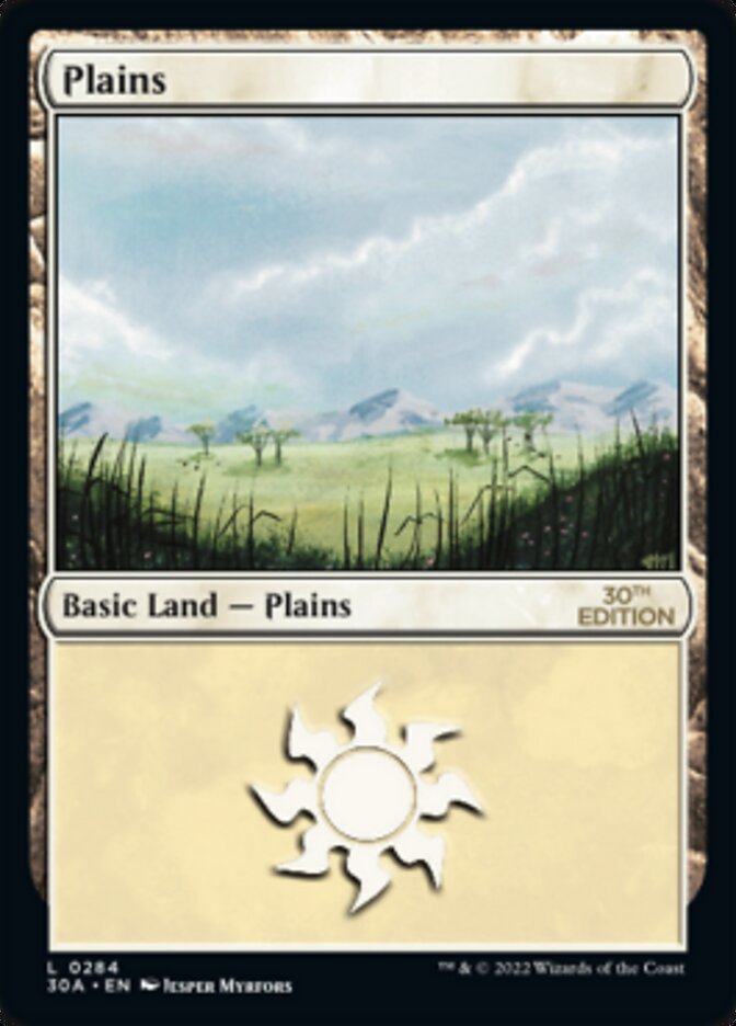 Plains (284) [30th Anniversary Edition] | Shuffle n Cut Hobbies & Games