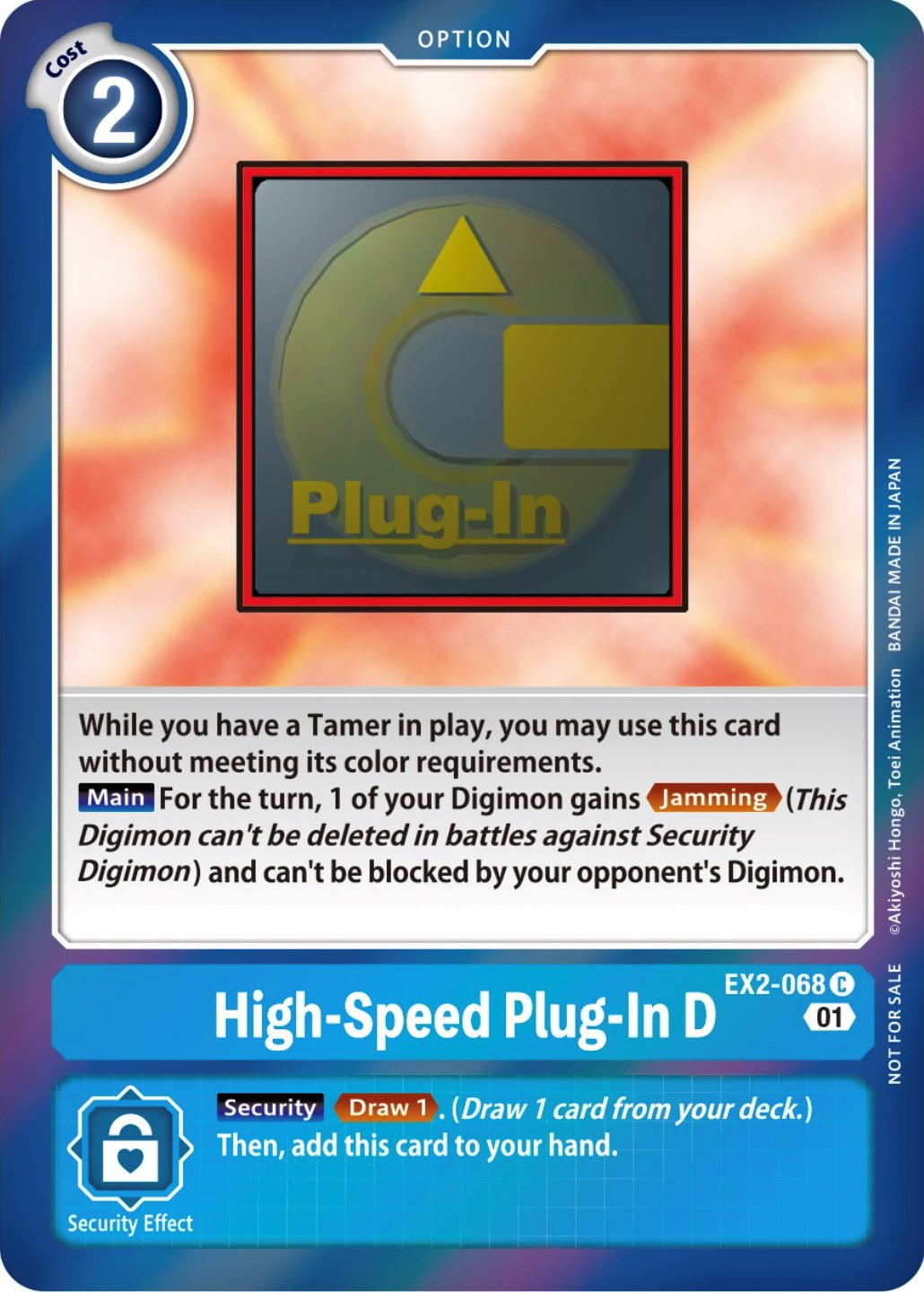 High-Speed Plug-In D [EX2-068] (Event Pack 4) [Digital Hazard Promos] | Shuffle n Cut Hobbies & Games