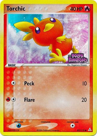 Torchic (83/110) (Stamped) [EX: Holon Phantoms] | Shuffle n Cut Hobbies & Games