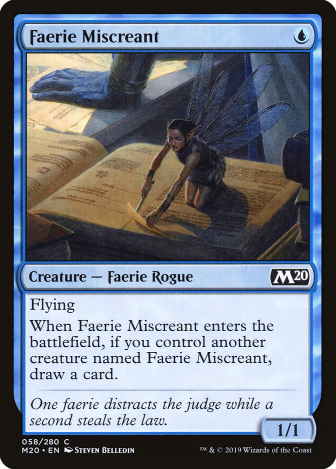 Faerie Miscreant [Core Set 2020] | Shuffle n Cut Hobbies & Games