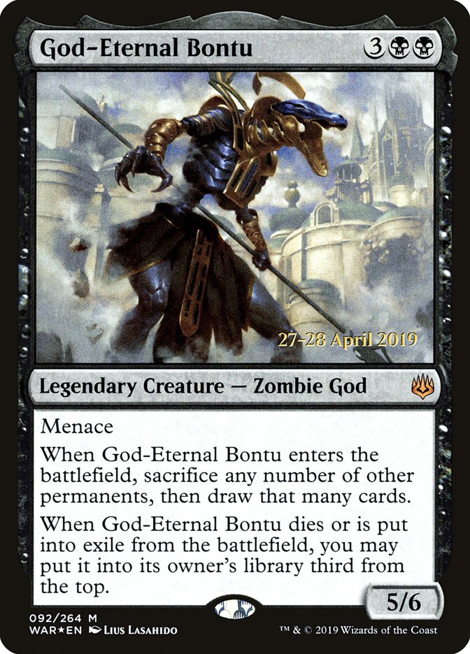 God-Eternal Bontu [War of the Spark Prerelease Promos] | Shuffle n Cut Hobbies & Games