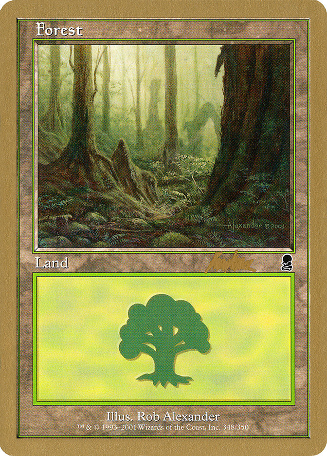 Forest (bk348) (Brian Kibler) [World Championship Decks 2002] | Shuffle n Cut Hobbies & Games