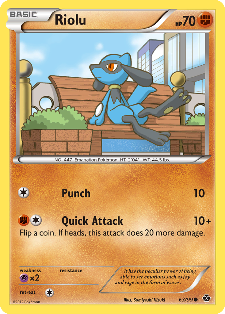 Riolu (63/99) [Black & White: Next Destinies] | Shuffle n Cut Hobbies & Games