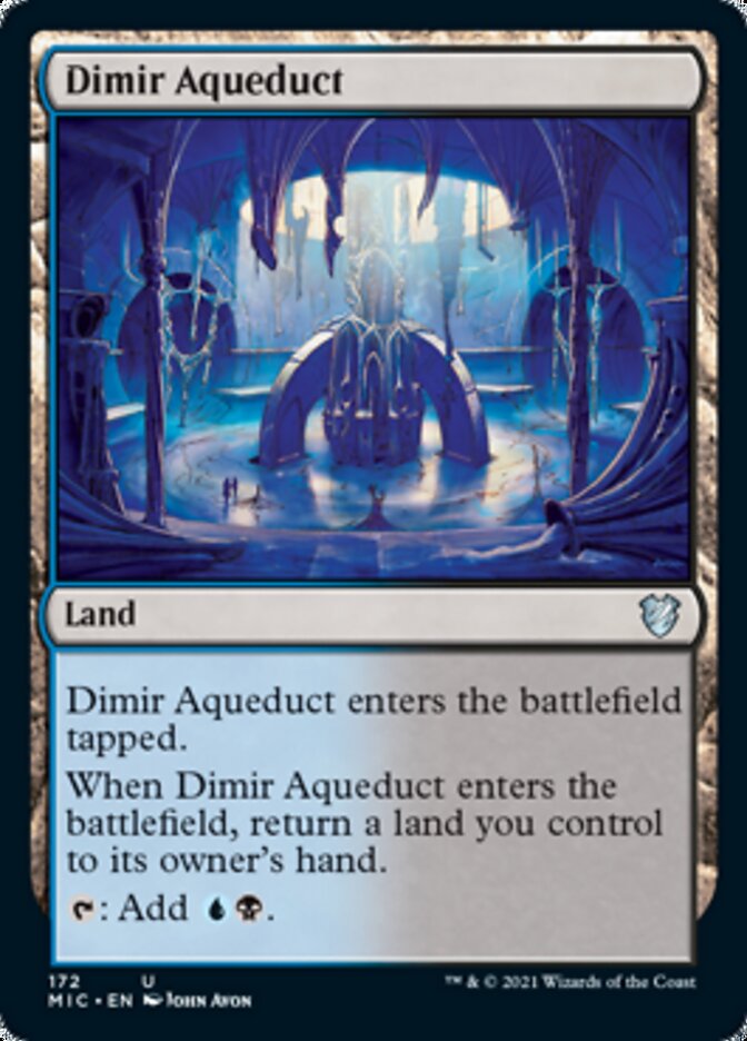 Dimir Aqueduct [Innistrad: Midnight Hunt Commander] | Shuffle n Cut Hobbies & Games