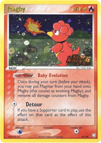 Magby (24/109) (Stamped) [EX: Team Rocket Returns] | Shuffle n Cut Hobbies & Games