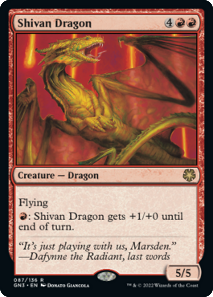 Shivan Dragon [Game Night: Free-for-All] | Shuffle n Cut Hobbies & Games