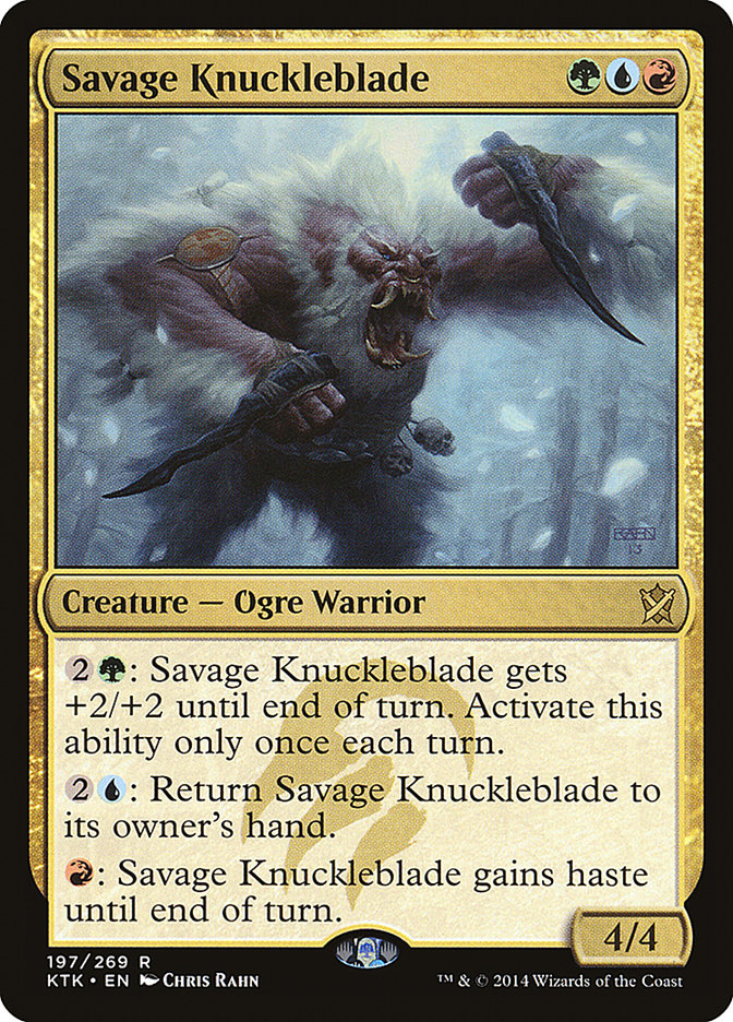 Savage Knuckleblade [Khans of Tarkir] | Shuffle n Cut Hobbies & Games