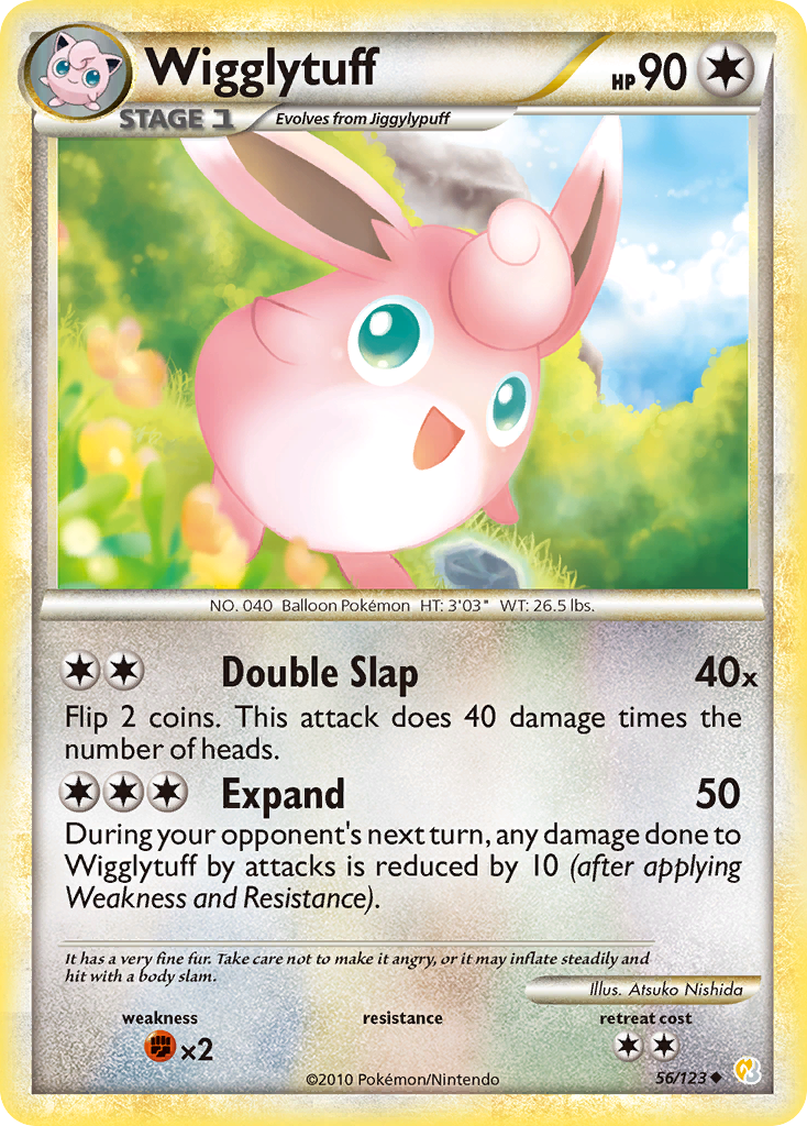 Wigglytuff (56/123) [HeartGold & SoulSilver: Base Set] | Shuffle n Cut Hobbies & Games