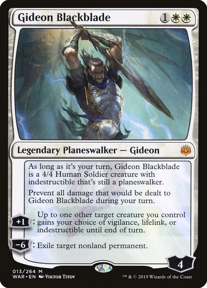 Gideon Blackblade [War of the Spark] | Shuffle n Cut Hobbies & Games