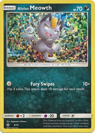 Alolan Meowth (8/12) [McDonald's Promos: 2017 Collection] | Shuffle n Cut Hobbies & Games